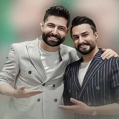 کاور عکس آهنگ تولدت مبارک از راغب و حمید هیراد